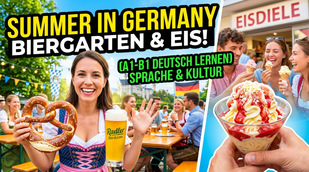 Sommer in Deutschland Sonne, Eis und Biergärten